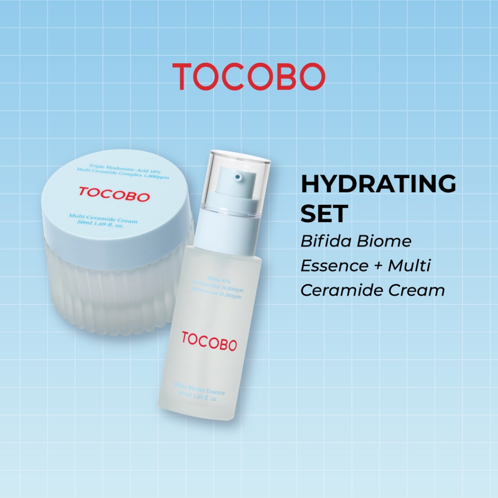 [NEAR ED] TOCOBO  Hydrating Set: Bifida Biome Essence 50ml + Multi Ceramide Cream 50ml
