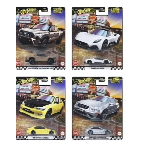 Hot Wheels Boulevard Premium Die-Cast Car & Truck Play Vehicle, C Case, 5 Pack