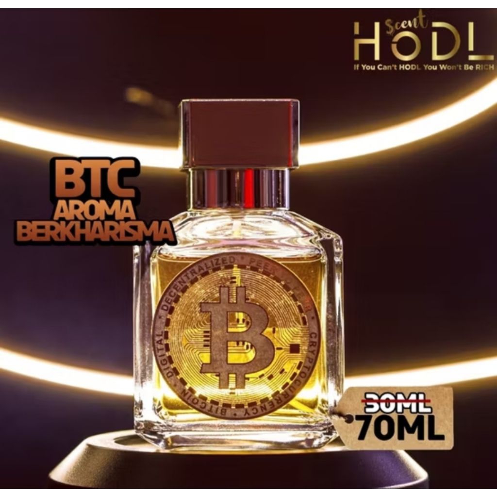 Parfum HODL Scent BTC Eau De Perfume Minyak Wangi Tahan Lama 75ml EDP