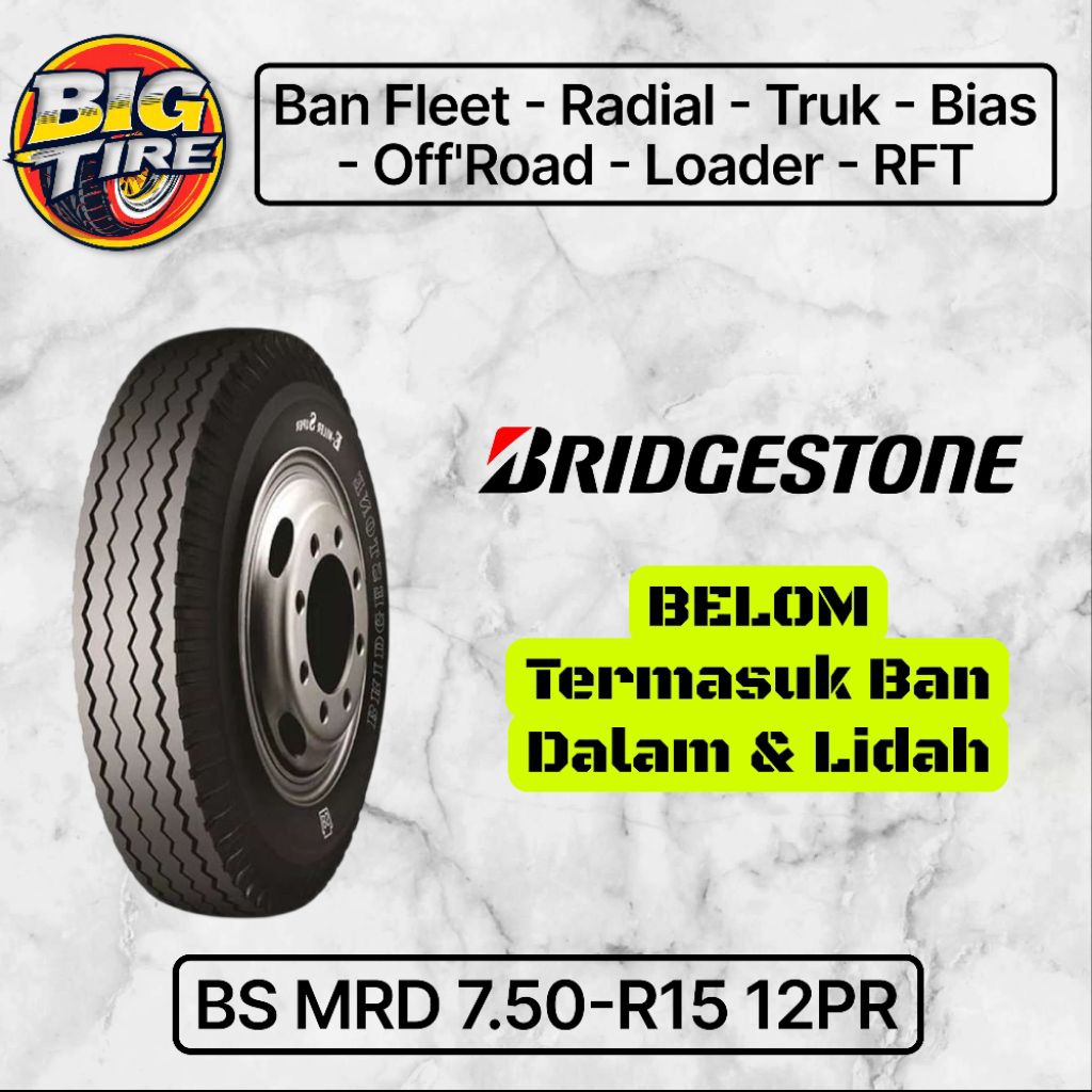 Ban Truk 750 R15 12PR Bridgestone MRD