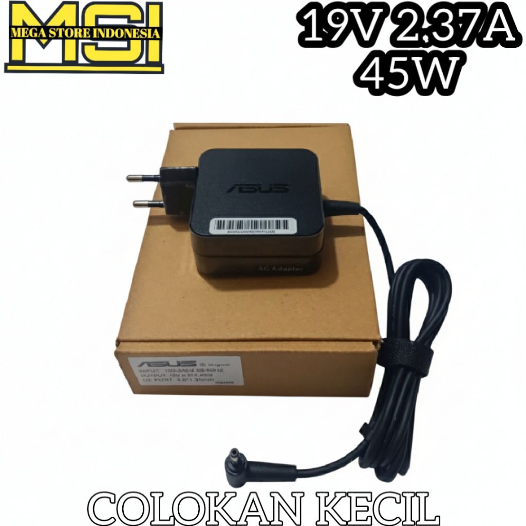 19V 2.37A 45W Adaptor Charger Laptop Asus ADP-45BW Z W19-045N3B AD2108020 Colokan Kecil