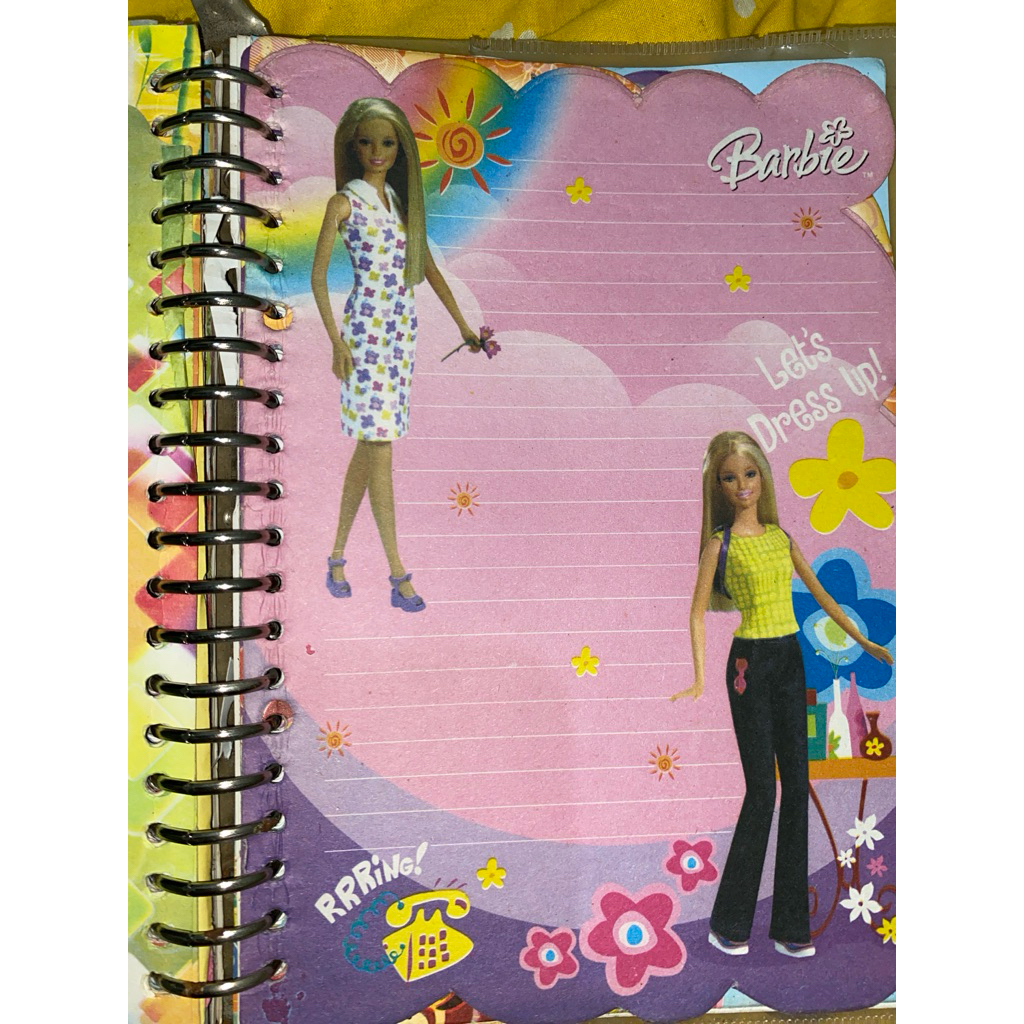 ( DAPAT 2 LEMBAR ) PRELOVED ISI BINDER BARBIE JADUL
