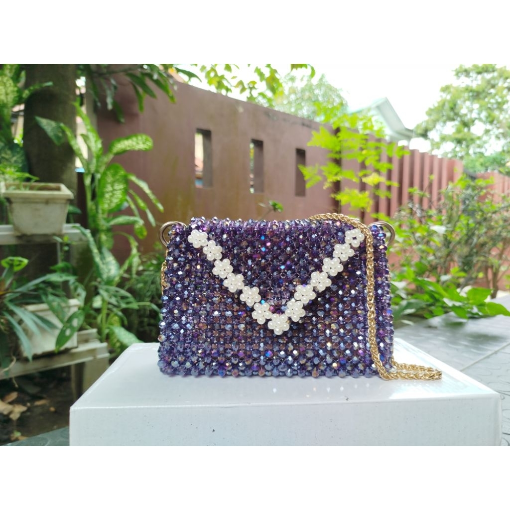 AM Hyora Beaded Bag Tas Manik-manik handmade selempang wanita lucu
