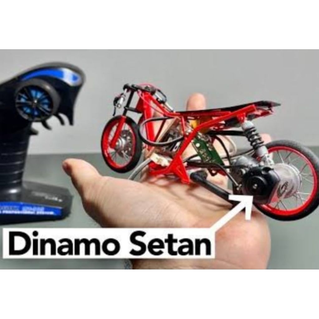 rc diecast miniatur motor drag yamaha mio karbu spesial edition