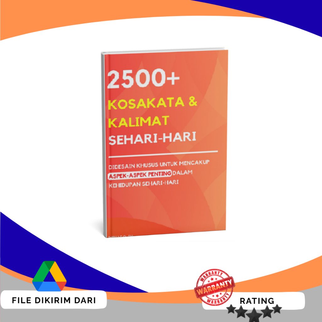 2500+ Kosakata & Kalimat Sehari-hari Bahasa Inggris