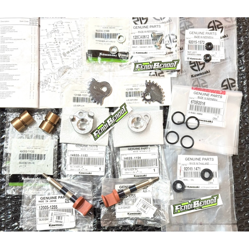 PAKETAN MEKANIS MEKANISME SUPER KIPS SUPERKIPS ATAS NINJA R SS RR ORIGINAL