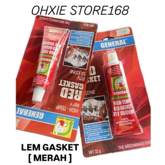 LEM GASKET MERAH/LEM GENERAL GASKET RED/LEM MERAH