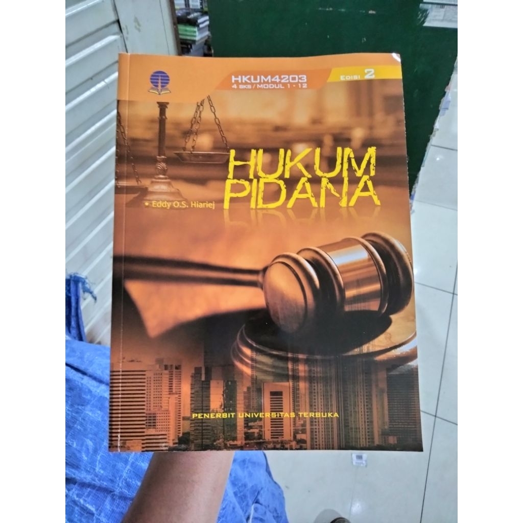 hukum pidana Eddy O.S Hiariej cetakan tahun 2024