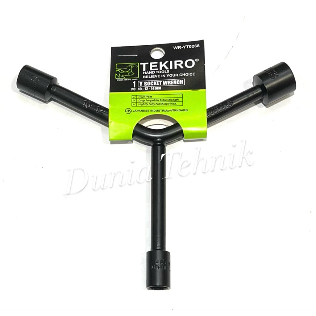 Kunci Sok Y TEKIRO 10 mm 12 mm 14 mm Pendek Kunci Sok T Kunci Shock Y 10 - 12 - 14 Kunci Sok Set Kun