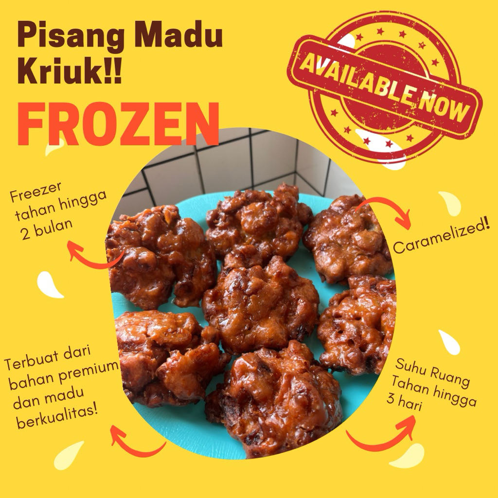 PISANG MADU KRIUK FROZEN / PISANG MADU VIRAL / Pisang Kriuk
