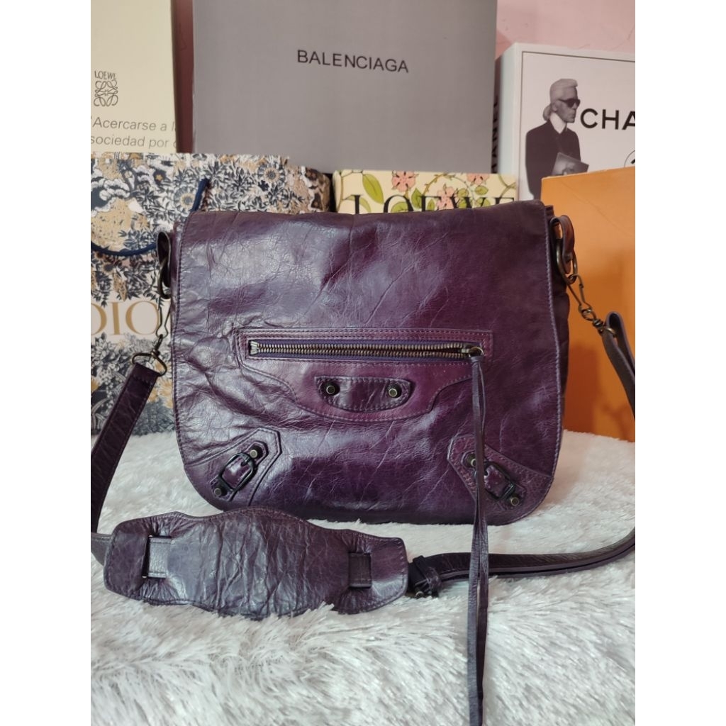 Balenciaga Classic Folk Deep Purple PL Vintage Rare
