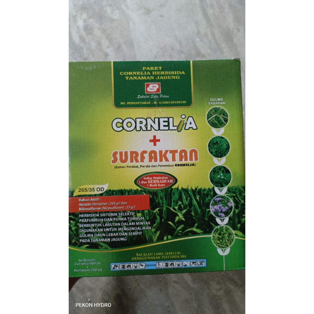 CORNELIA 265/35 OD WETTER 500 ML BONUS KAOS - PEMBASMI RUMPUT GULMA HERBISIDA SELEKTIF JAGUNG Nikosu