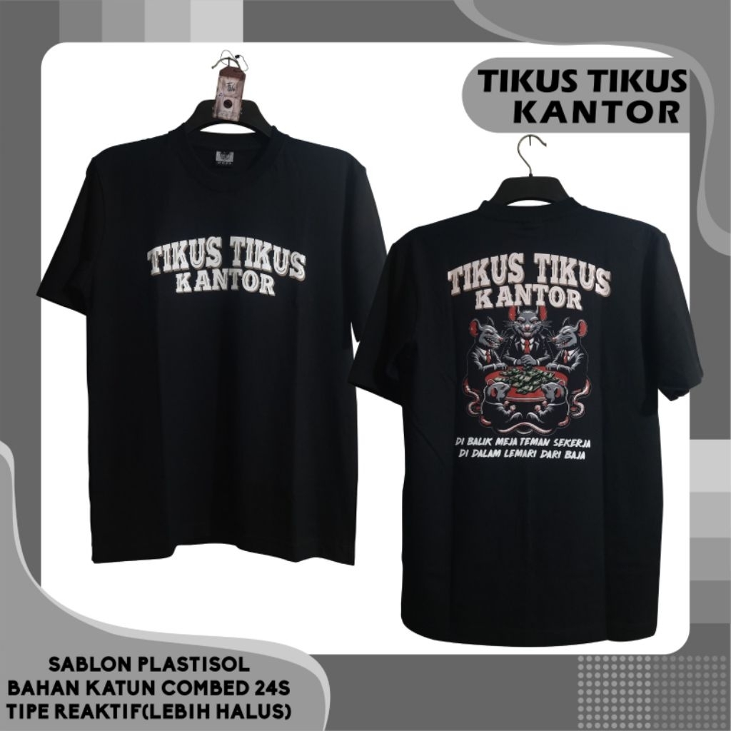 Kaos Iwan fals oi Tikus kantor Royalty Tiga Rambu original kwalitas premium gubug fals GF Cloth