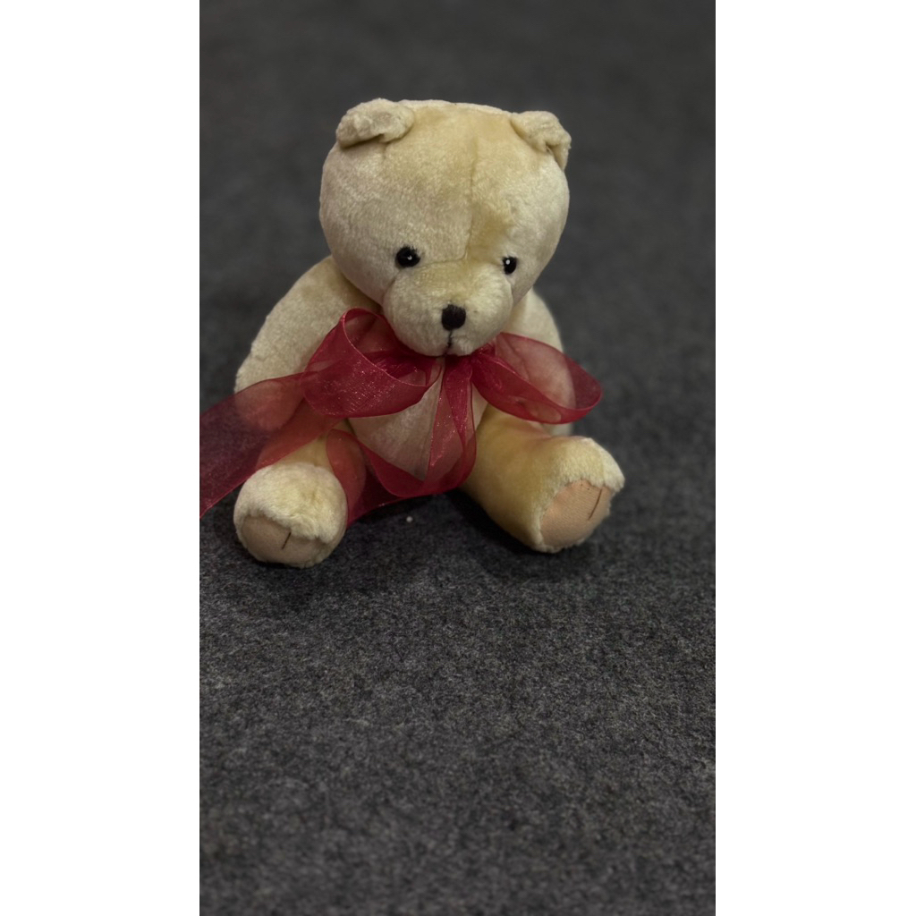Lovely Lace Teddy Bear Cream – Teddy Bear Plush Lovely Lace Premium / Boneka Teddy Bear Cream / Orig
