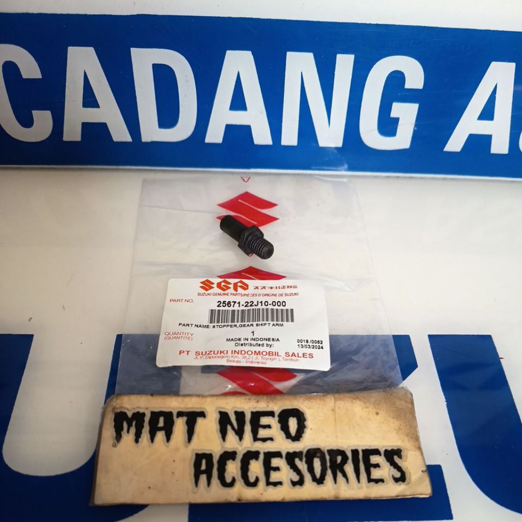 baut stoper stopper gear shift arm suzuki satria fu gsx 150 bandit origin sgp 25671-22J10