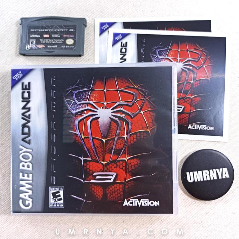 Kaset Original Spiderman 3 Spider-man Game boy Nintendo Gameboy GBA DS