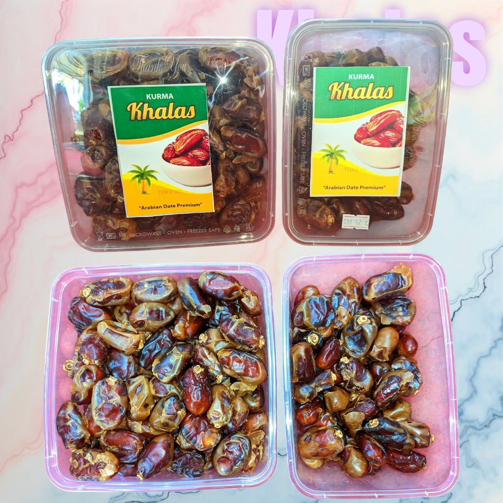 Kurma Khalas Premium – Kurma Arabian Asli, Manis Legit & Lembut
