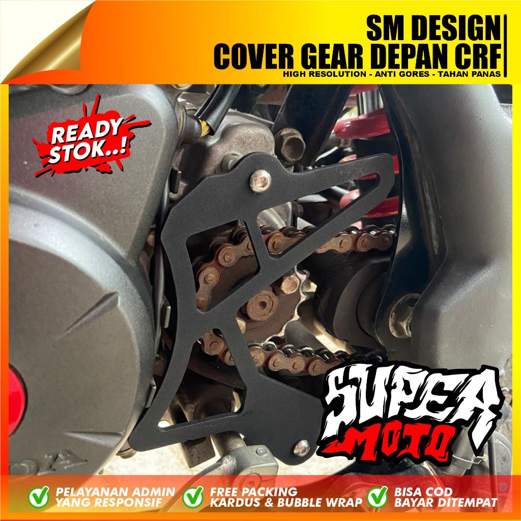 Tutup gir crf cover gear depan crf - Cover Gear Depan supermoto