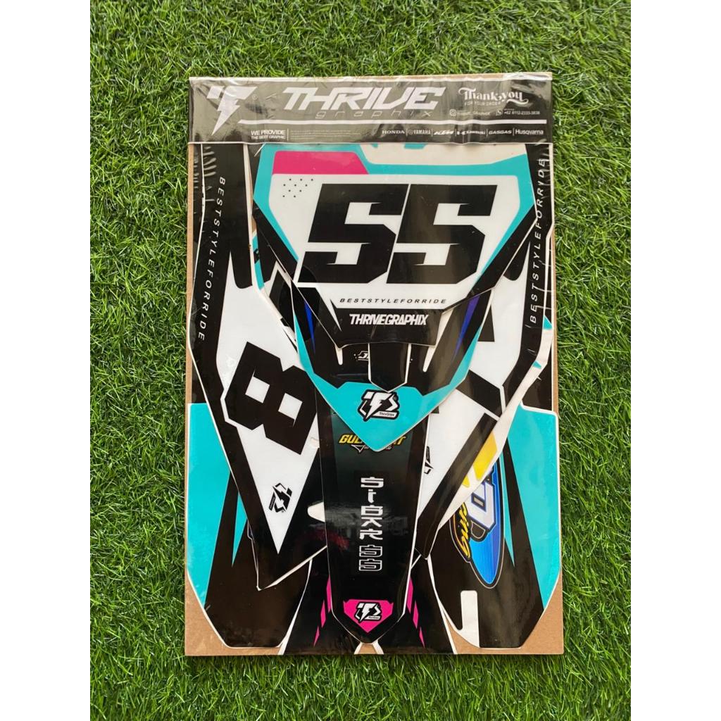 DECAL STIKER KTM NEW DESIGN SIMPLE TRAIL/SUPERMOTO FULL BODY BEBAS REQUEST