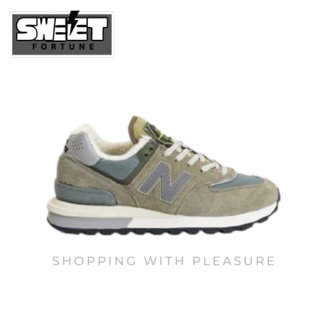 (SWEETFORTUNE) Sepatu Sneakers NB X Stone Island