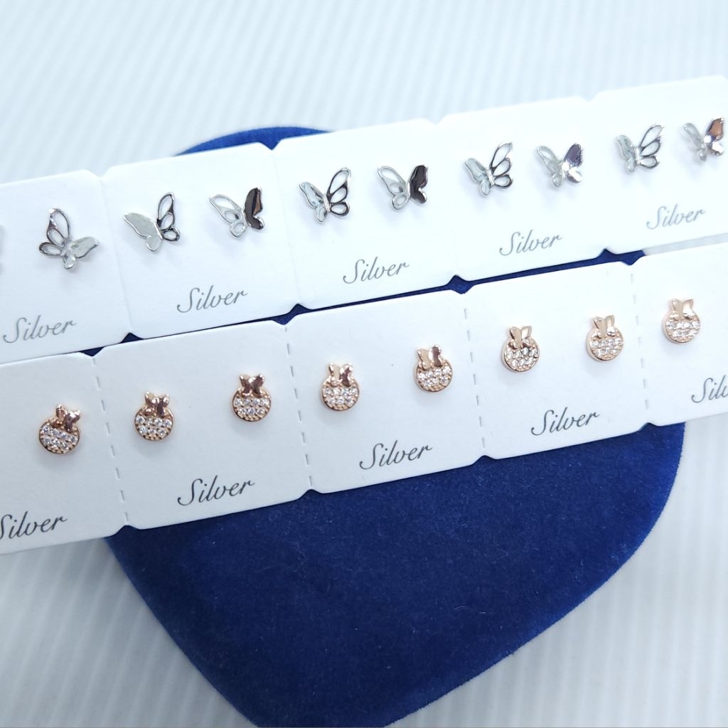 ANTING PERAK 925, ANTING TUSUK WANITA NEW COLLECTION, PERAK ASLI 925 LAPIS MAS