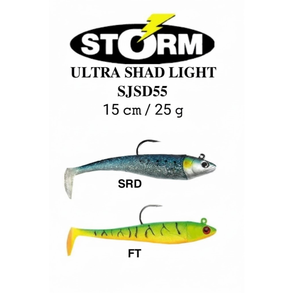 LURE / UMPAN STORM ULTRA SHAD LIGHT PLASTIC, 15cm / 25gram