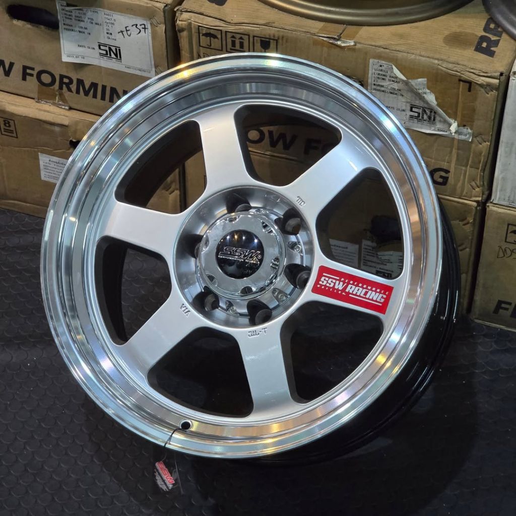 velg te37 xt ring 18 ssw original Thailand lebar 9 pcd 6X139,7 velg racing ring 18 Pajero Fortuner T