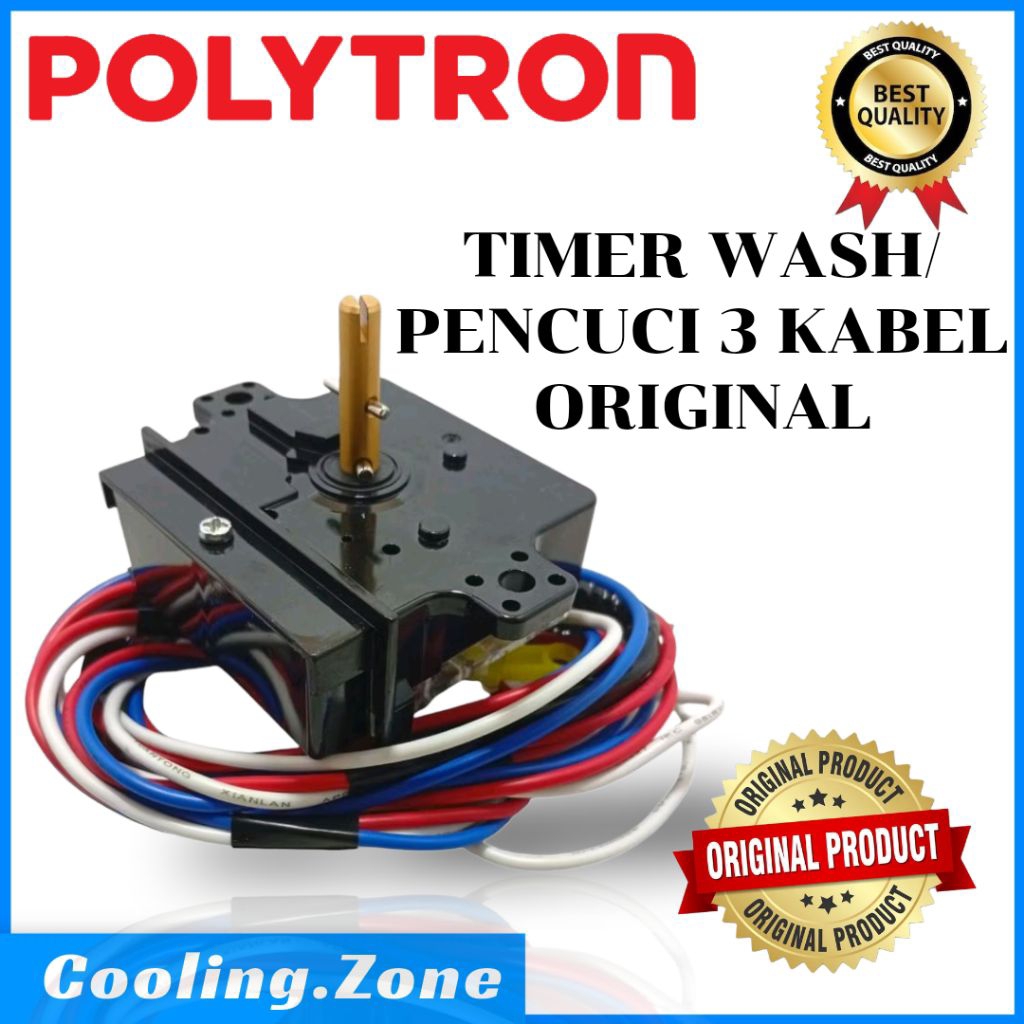 Timer pencuci/Timer wash /Timer mesin cuci 2 Tabung Polytron