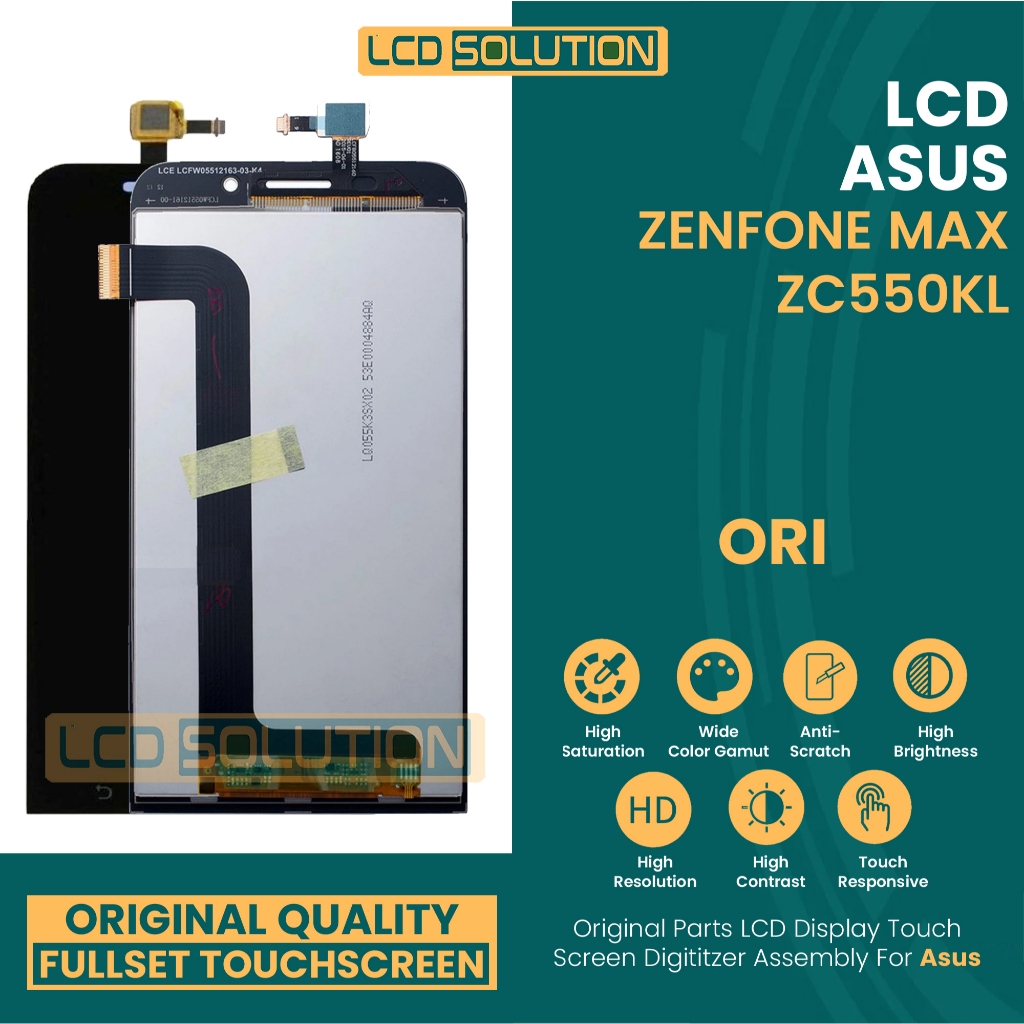 Grosir LCD Asus Zenfone Max ZC550KL / Z010D / Z010DA - Fullset Touchscreen (ANTI PECAH)