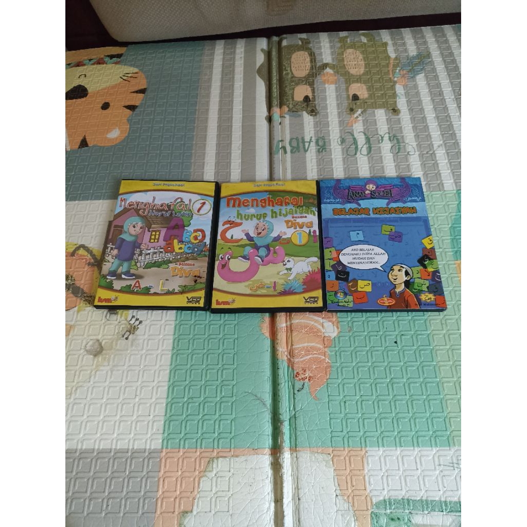 Varian Mengenal Huruf Latin - Hijaiyah : Vcd Original