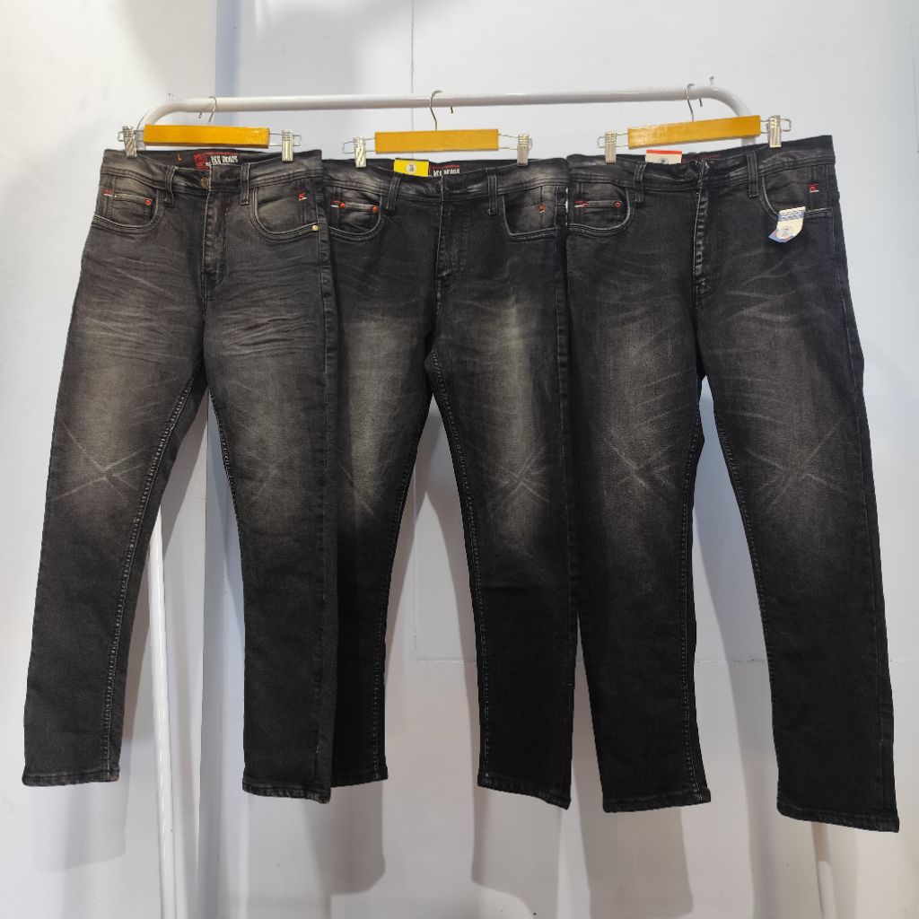 Jeans Panjang Slimfit ZEG | Celana Denim Pria Melar Premium