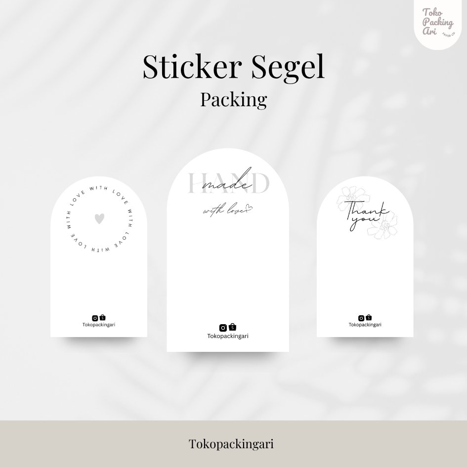 Sticker Segel Packing | Sticker Packing | Stiker Segel Box Kemasan | Sticker Seal Packaging |
