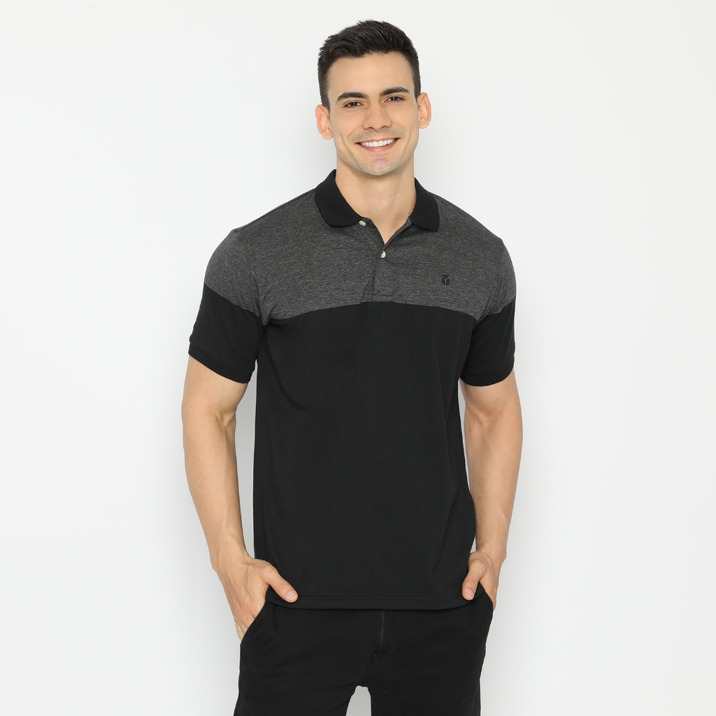MATSUDA Kahoku Kaos Polo Shirt Pria Kerah