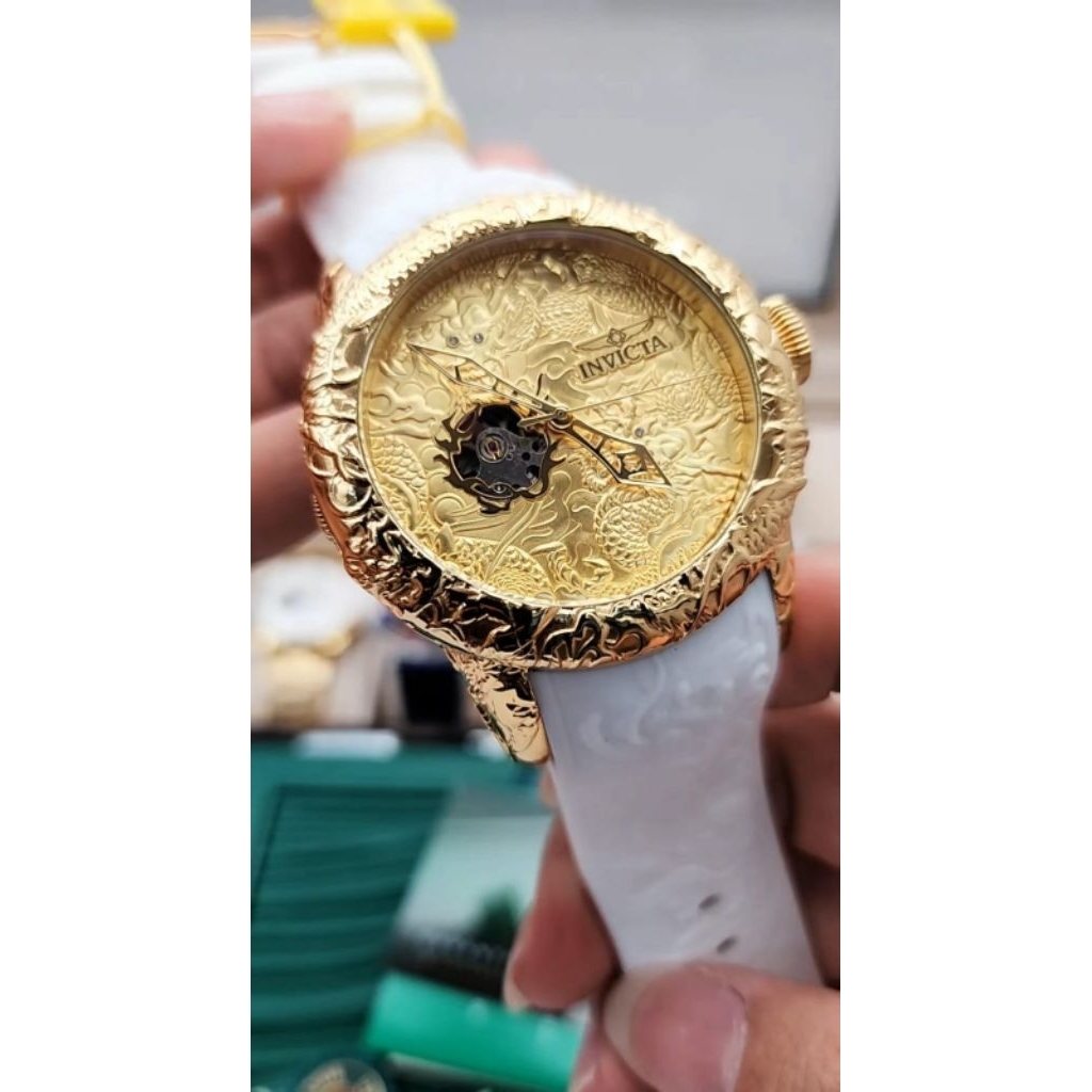 JAM TANGAN PRIA INVICTA DRAGON TATTOO AUTOMATIC