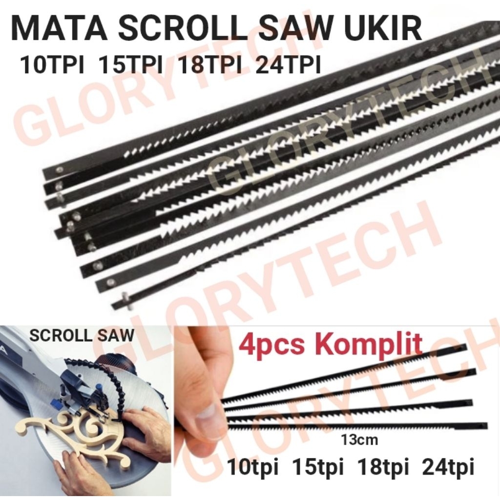 MATA SCROLL SAW UKIR PINNED KAIT/MATA GERGAJI JIGSAW /MATA GERGAJI UKIR SCROLL SAW BLADE