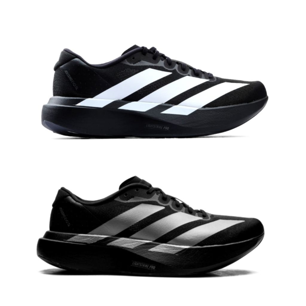 Sepatu Adidas Adizero Evo SL Black silver Madein China "top Gread quality