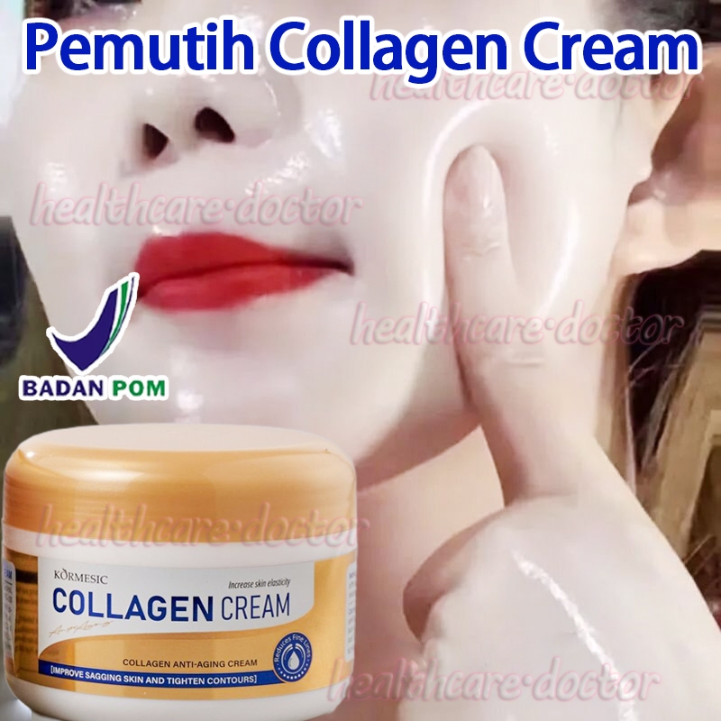 Collagen Cream Moisturizer Cream Siang Malam BPOM 80g 100g pemutih wajah glowing Retinol Cream Anti 