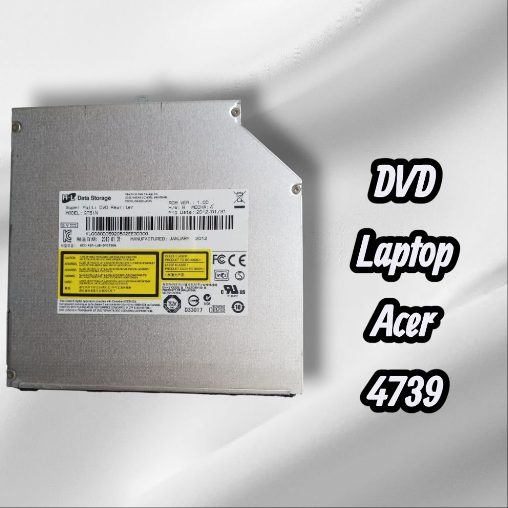 DVD Laptop Acer 4739