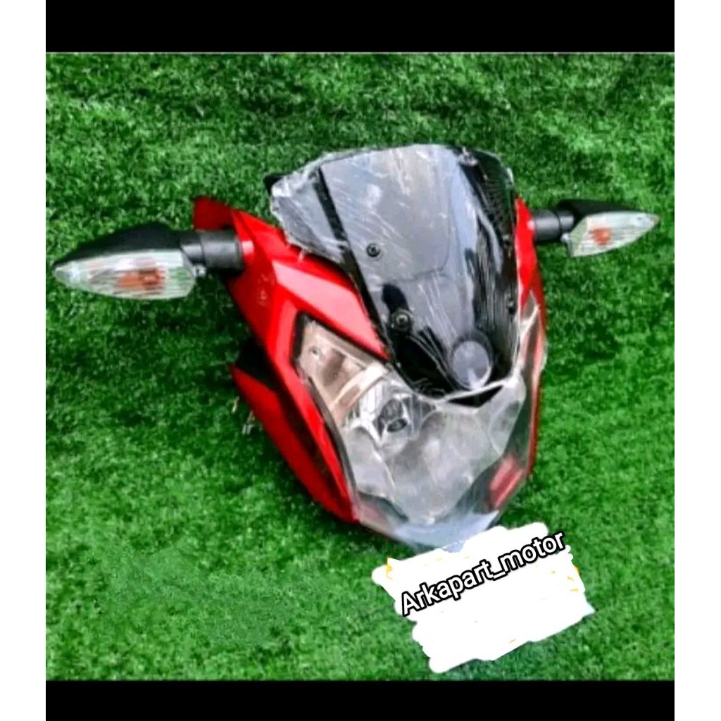 Reflektor Batok Lampu Depan New Vixion Advance NVA 2016 Plus Lampu Sen Sepasang Komplit Kualitas Ter