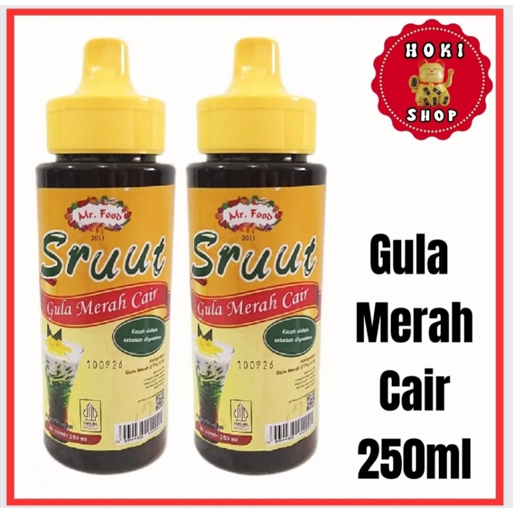 Sruut Sirup Gula Merah 250ml / Gula Merah Cair / Gula Dawet Sruut / Gula Cendol