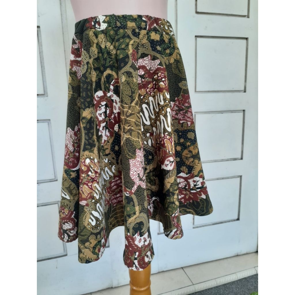Rok batik anak perempuan 5-7 tahun kembang payung bahan batik halus adem lembut tidak nerawang/Rok b