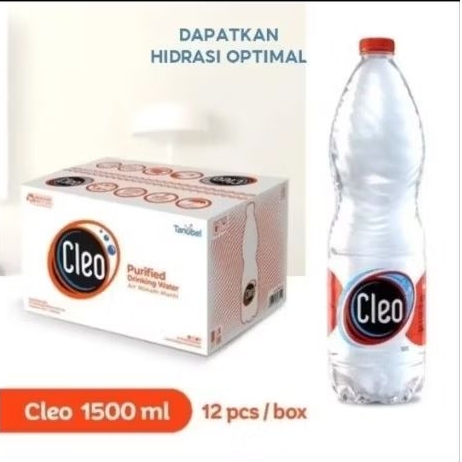 AIR MINERAL CLEO 1500ML - 1 DUS ISI 12 BOTOL