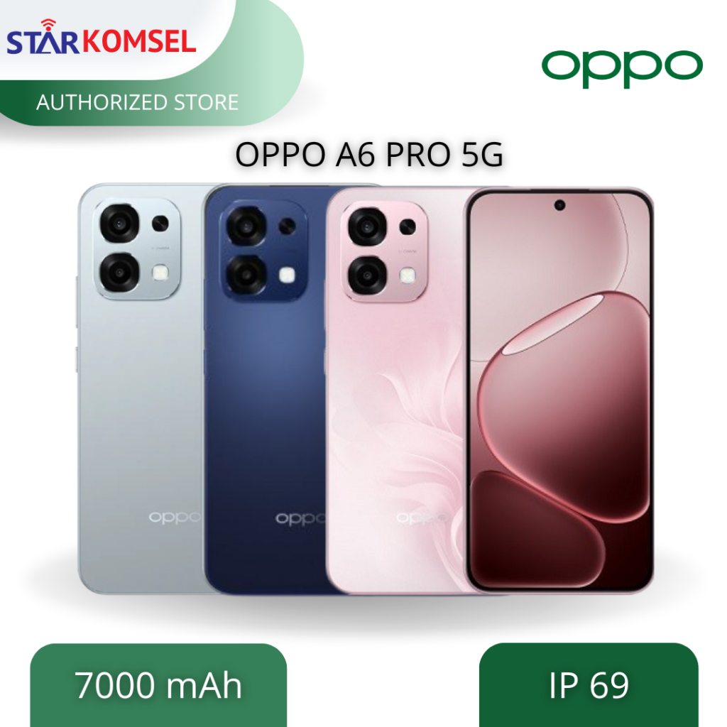 HP OPPO A6 PRO 5G 8/256 GARANSI RESMI OPPO EXTENDED RAM 16GB