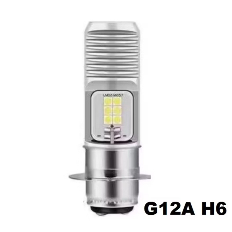 BOHLAM Lampu Depan LED 12 LED Sisi Xenon H6 H4 VIXION HID AC DC 12 Volt LED 2 Sisi AYOTO AC DC