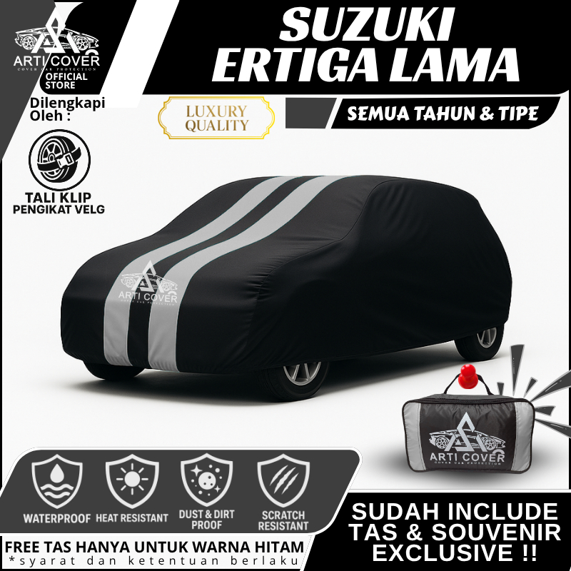 Selimut Sarung Body Cover Mobil Ertiga Suzuki Ertiga 2013 2015 2017 Anti Air Free Tali Pengikat Ban