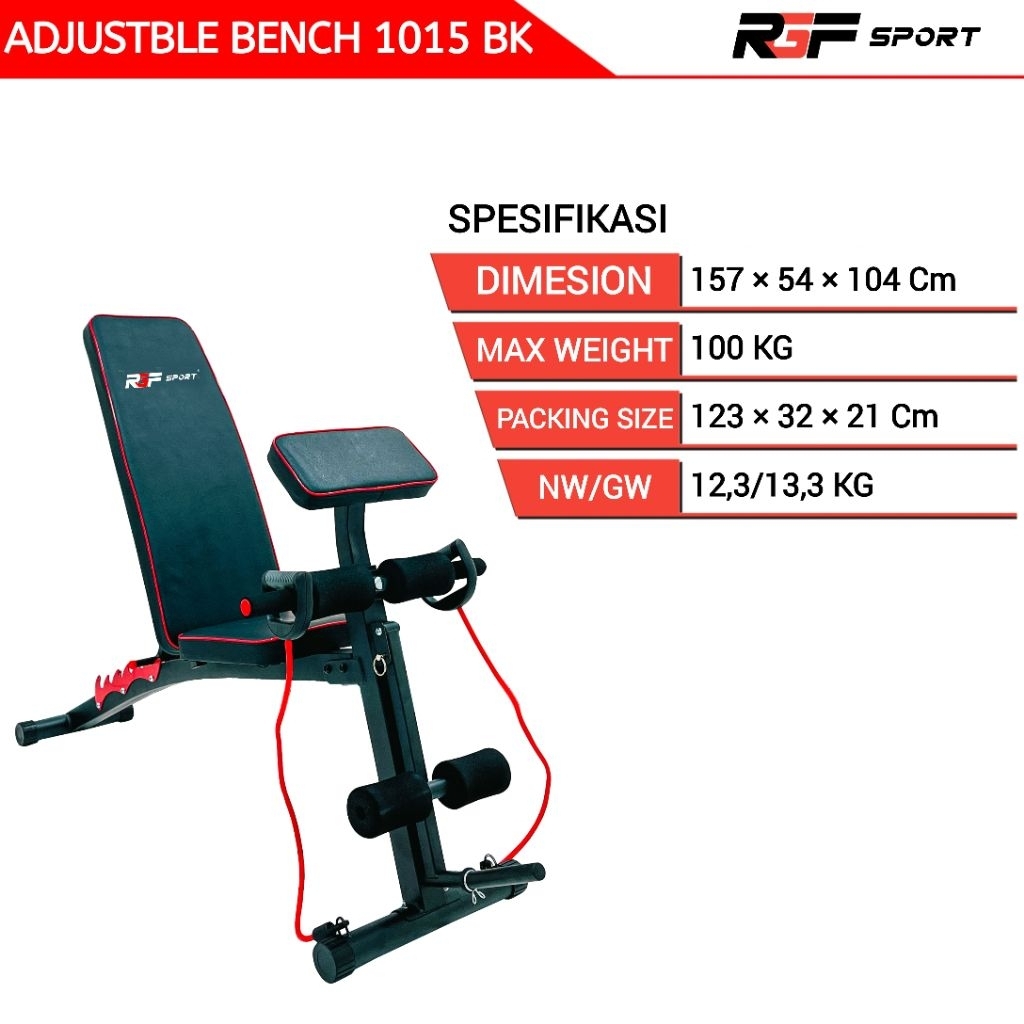 Alat Fitness Sit Up Bench Multifungsi RGF SPORT - 109