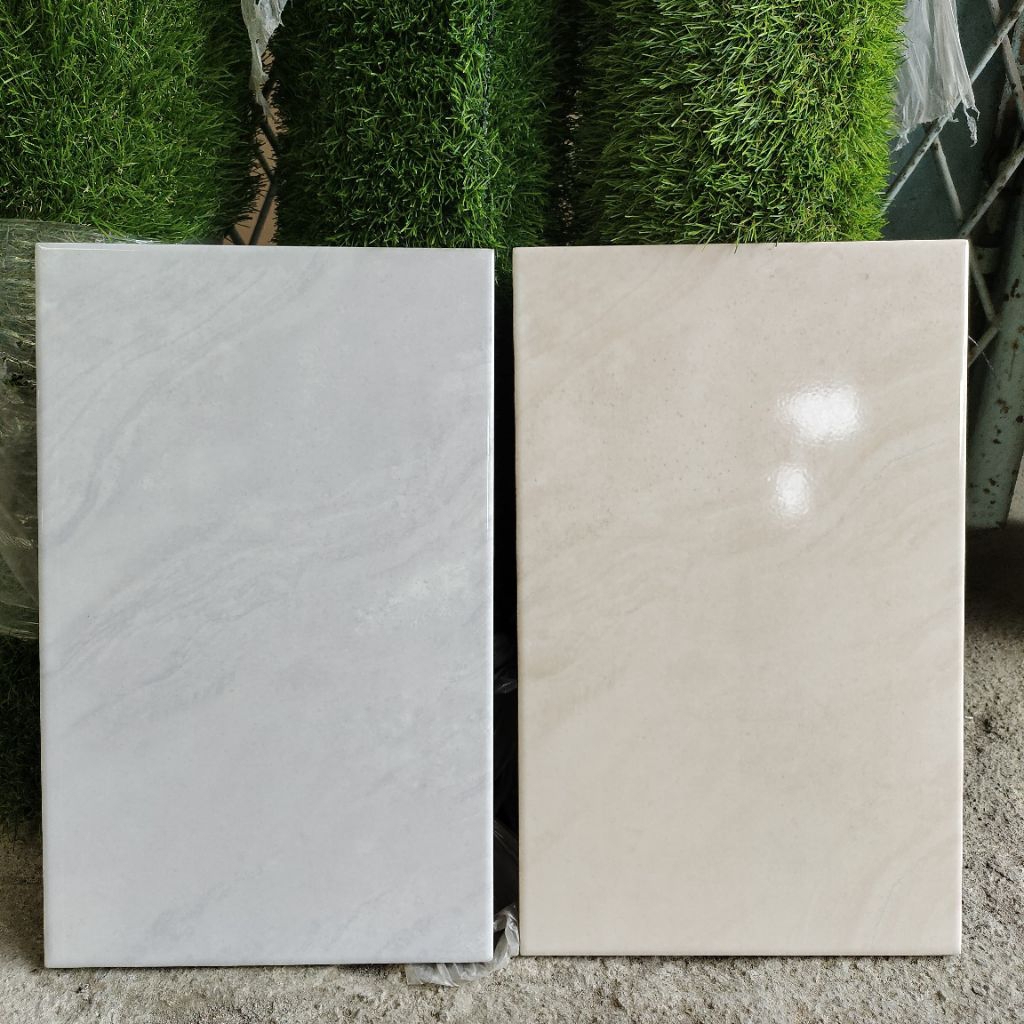 keramik 25x40 motif marmer cream dan abu(glossy)/ keramik dinding/ keramik dinding kamar mandi/ kera