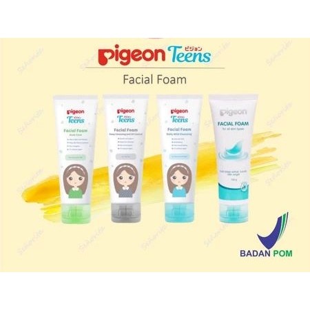 PIGEON TEENS FACIAL WASH SERIES 100 GR SABUN CUCI MUKA ANAK 100 GR DENGAN BERBAGAI VARIAN