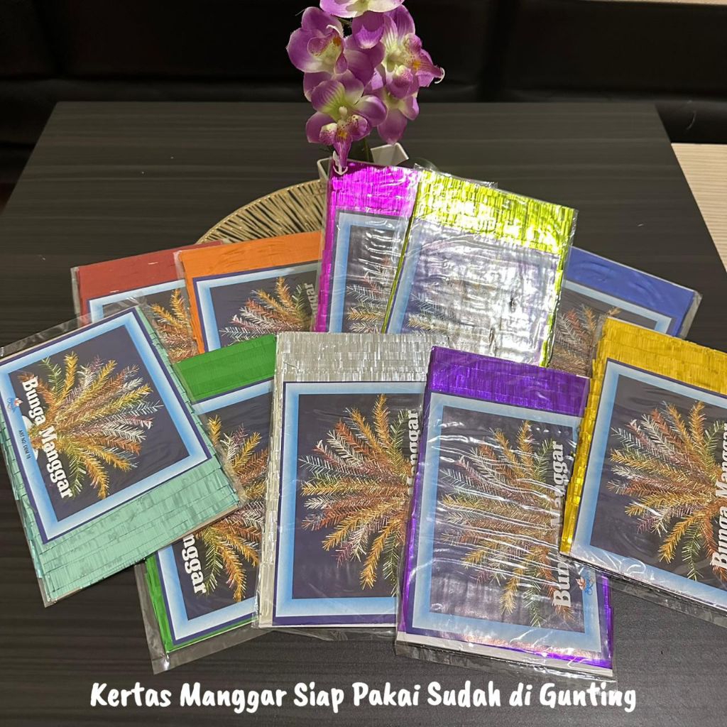 Kertas Bunga Manggar Pawai - Kertas Manggar Rumbai - Bunga Manggar Rumbai - Kerta Bunga Manggar Kila