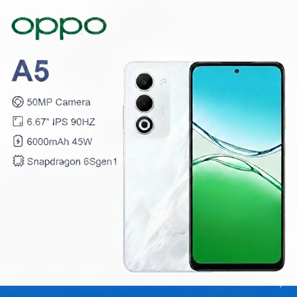 Oppo A5 8/256GB - 6000mAh , 50MP Camera , Second Fullset ( Mulus Istimewa )